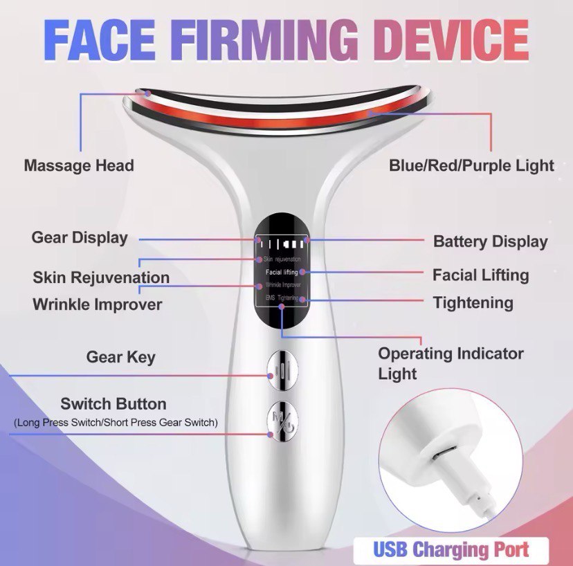 Ultra LED – EMS  Face & Neck Lifting Device.